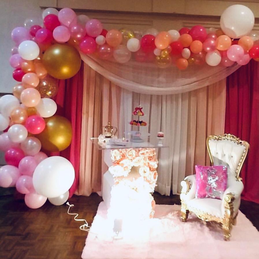 balloon decoration for newborn baby