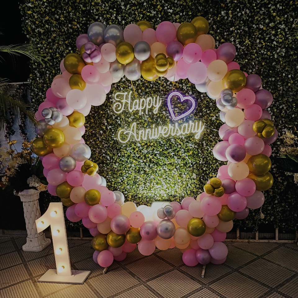 first anniversary decoration